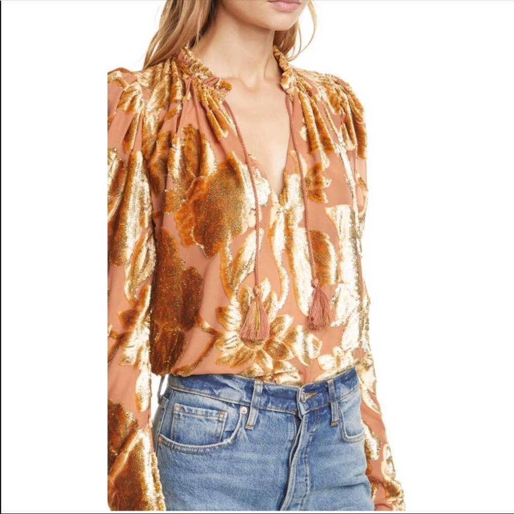 Ulla Johnson Camilla Velvet Devore size 6